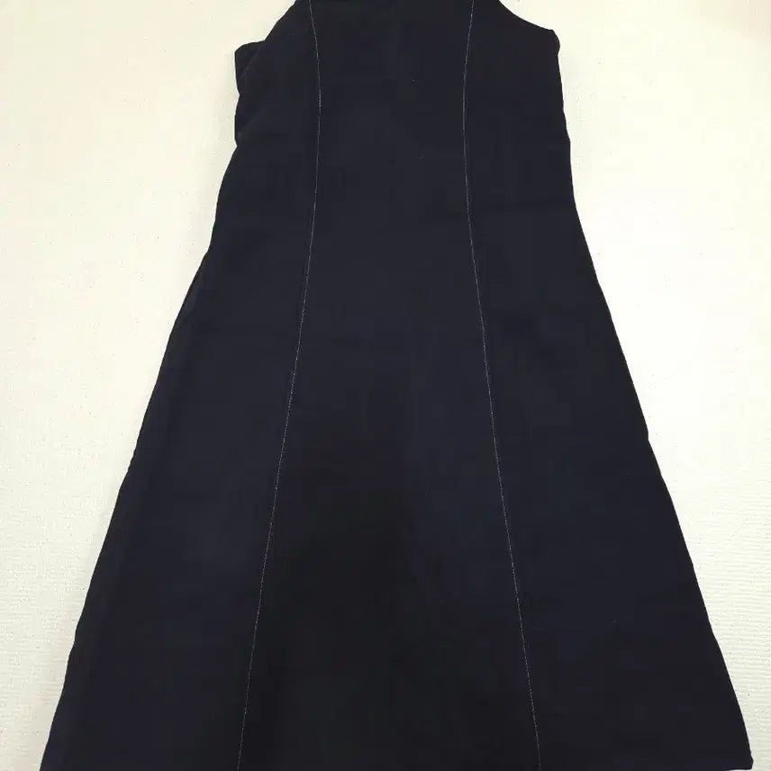 [BUNJANG] Ably Zigzag Denim Bustier Long Dress / 에이블리 지그재드 데님 뷔스티에 롱 원피스