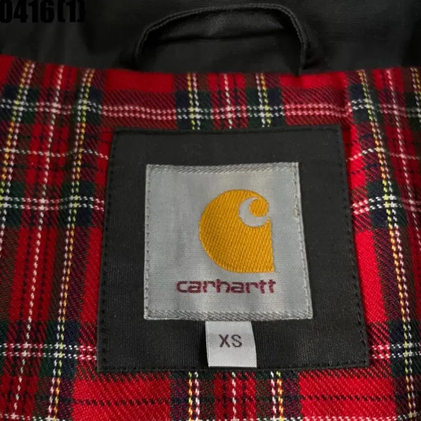 [BUNJANG] Carhartt Black Faux Leather Jacket / 칼하트 블랙 레자 자켓