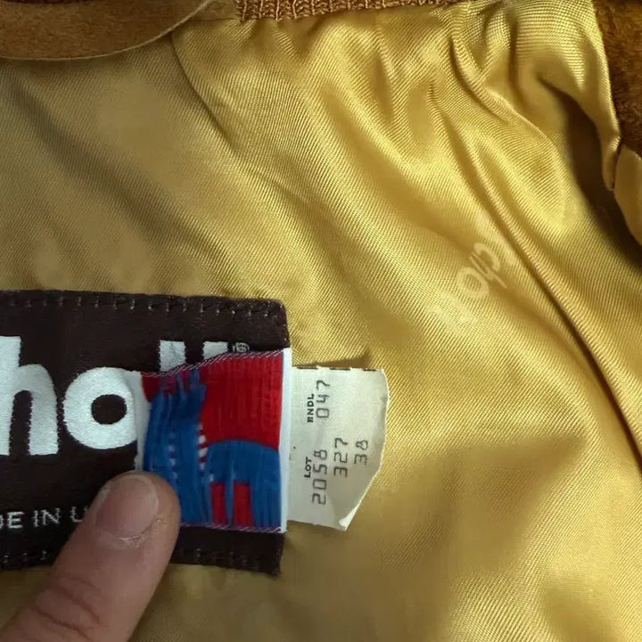 [SOLD OUT] 쇼트 Schott 스웨이드 봄버 자켓 카멜