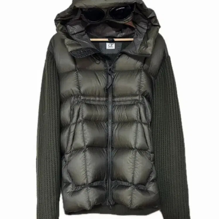 [BUNJANG] C.P. Company Goggle Knit Padded Jacket / C.P Company 씨피컴퍼니 고글 니트 패딩