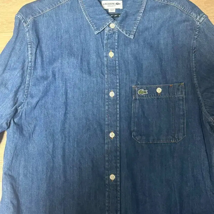 [SOLD OUT] 라코스테 데님 셔츠 남방 판매합니다 사이즈 xl