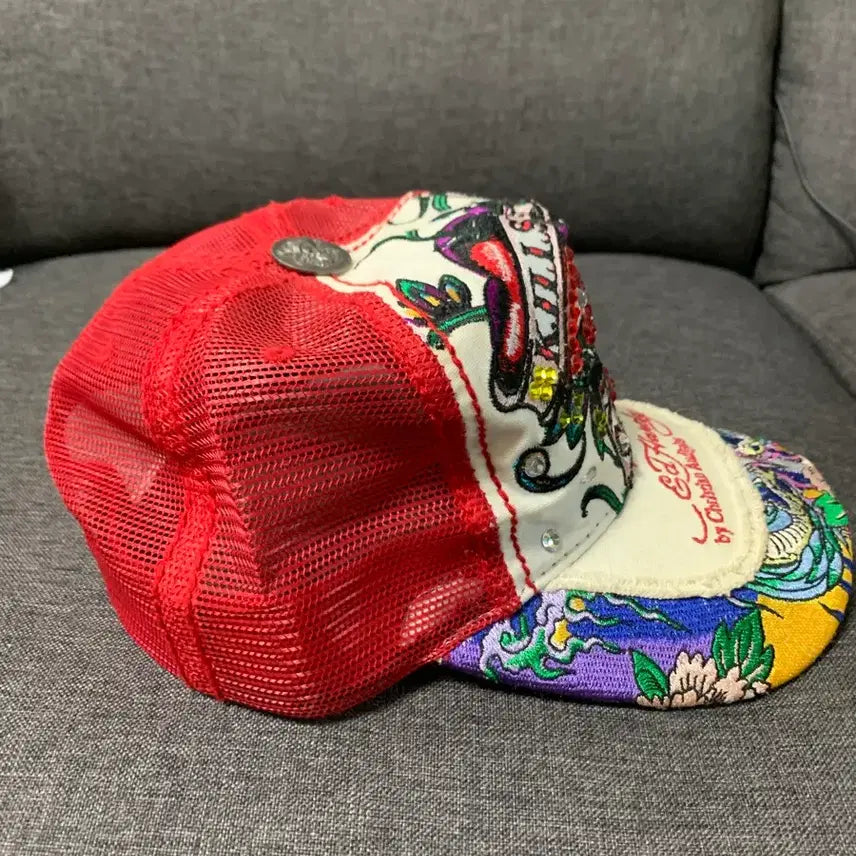 [SOLD OUT] Ed Hardy  에디하디 스냅백 스와로브스키 모자