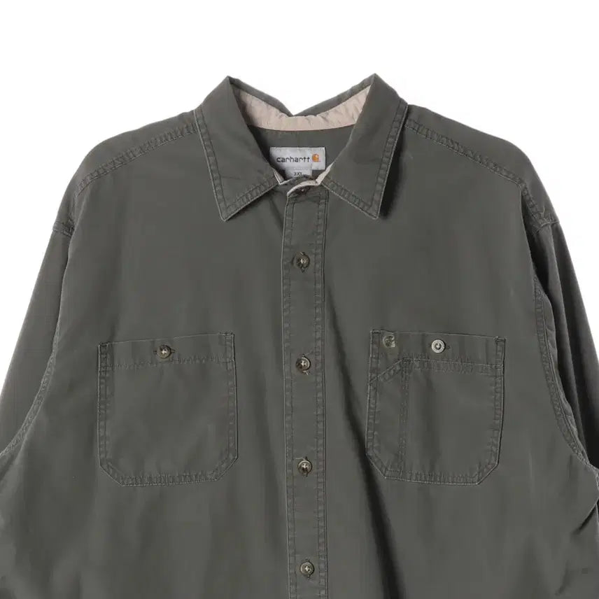 [BUNJANG] Carhartt Green Shirt 2XL / 칼하트 셔츠 그린 2XL