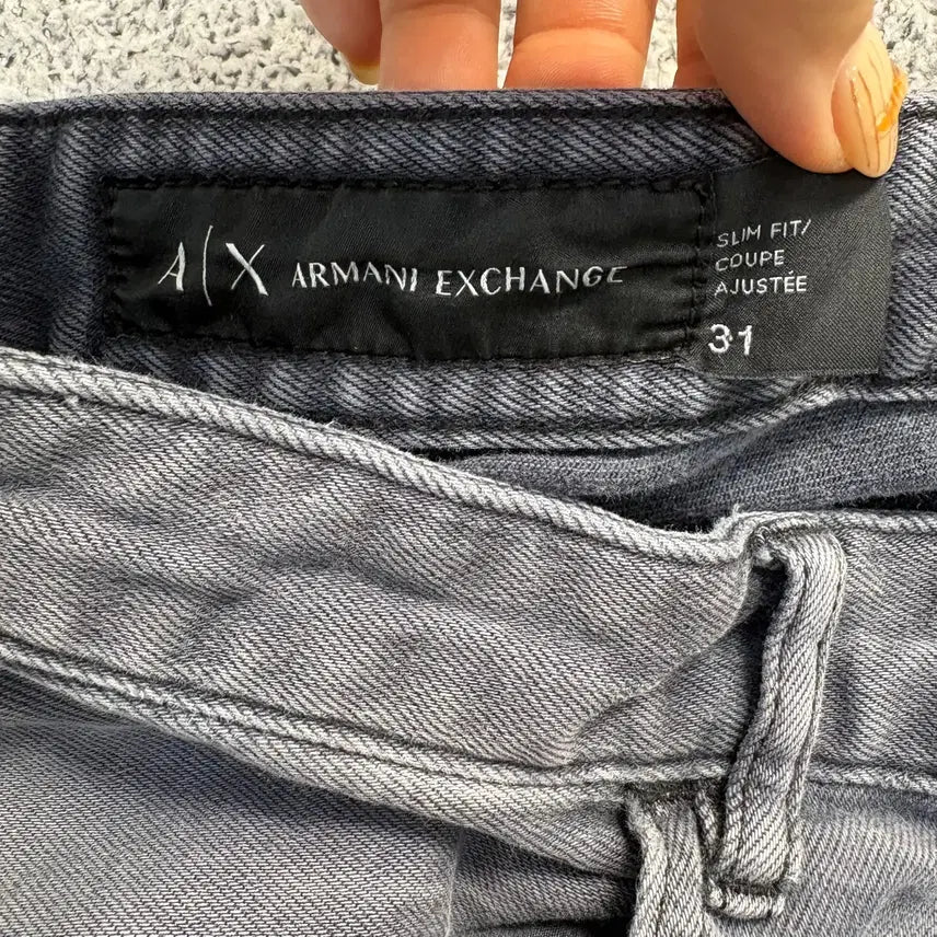 [BUNJANG] Armani Exchange Black Wash Denim Jeans / 31 아르마니 익스체인지 흑청 워싱 데님 0414J