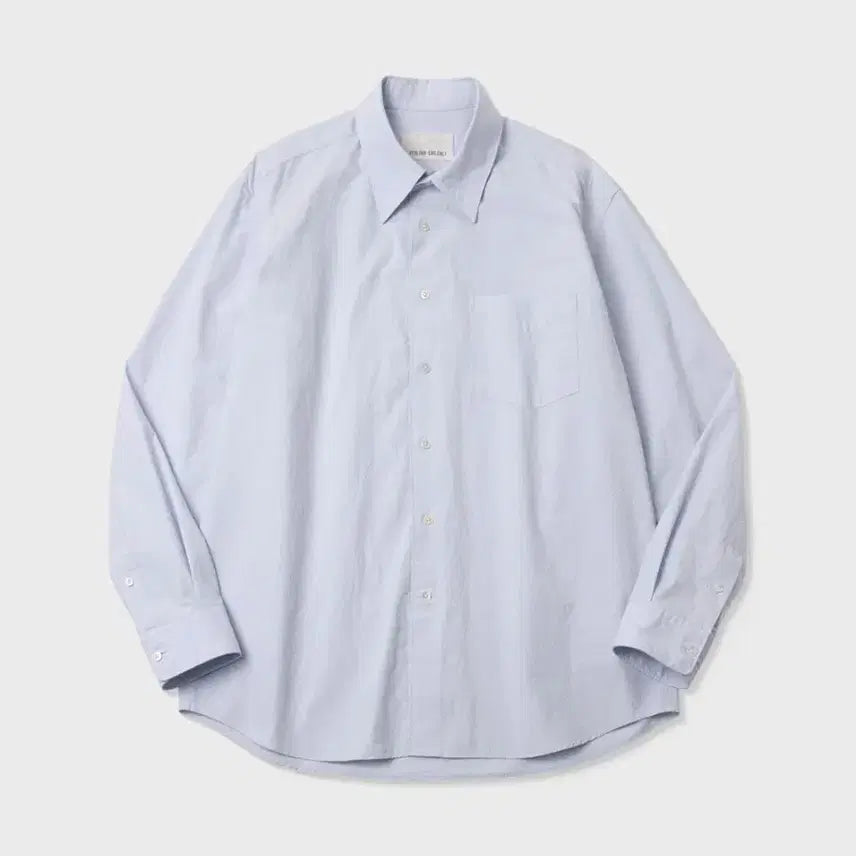[BUNJANG] Delldio Typewriter Shirt Pale Blue (Size L) / 델디오 타이프라이터 셔츠 페일블루 L사이즈 팝니다