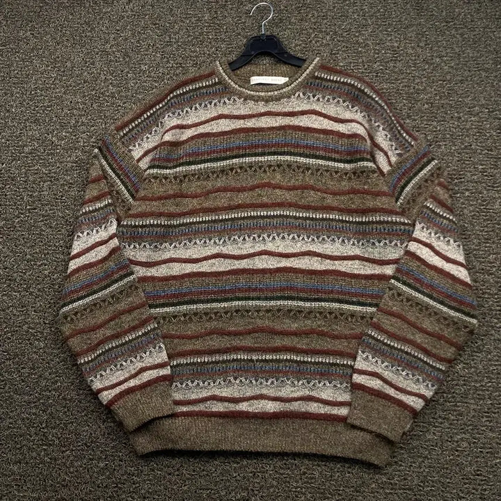 [BUNJANG] Vintage Pattern Knit Sweater / Vintage 빈티지 패턴 니트