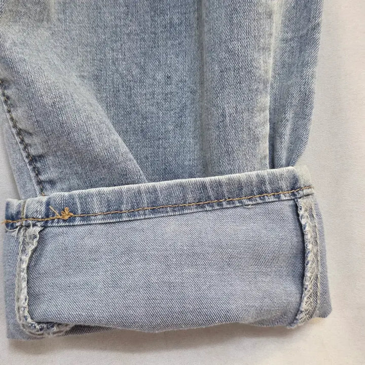 [BUNJANG] Character Printed Denim Pants L (25-28) / 캐릭터 여성프린팅 데님 팬츠 청바지L(25~28)