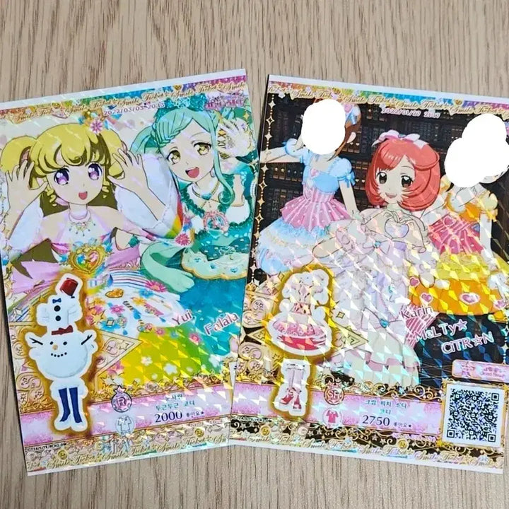 [BUNJANG] Pri-chan Anime Character Ticket / 프리채널 애니캐 티켓 판매합니다!!