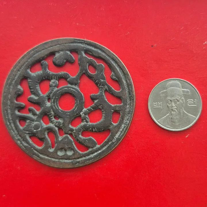 [BUNJANG] Unknown Double Dragon Large Openwork Byeoljeon M1693 / 쌍룡문 대형투조 대별전 M1693