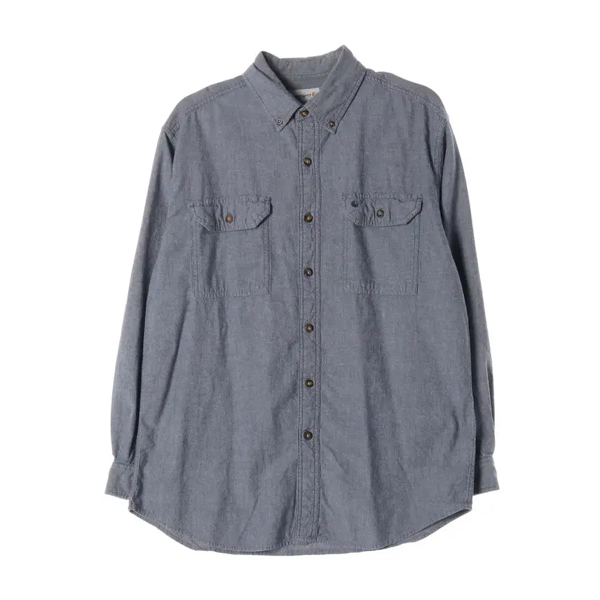 [BUNJANG] Carhartt Denim Shirt Blue L / 칼하트 데님 셔츠 블루 L