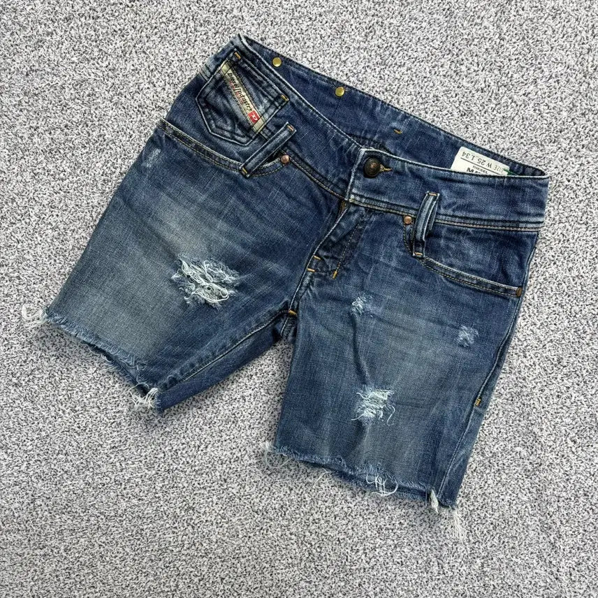 [BUNJANG] Diesel Washed Denim Shorts / 25 디젤 워싱 데님 청 반바지 0414J