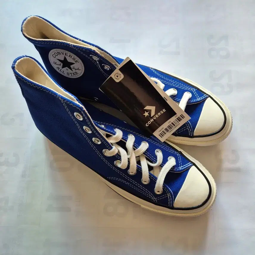 [BUNJANG] Converse Chuck 70 High Rush Blue Sneakers / 컨버스 척 70 하이 러쉬블루 260 새상품