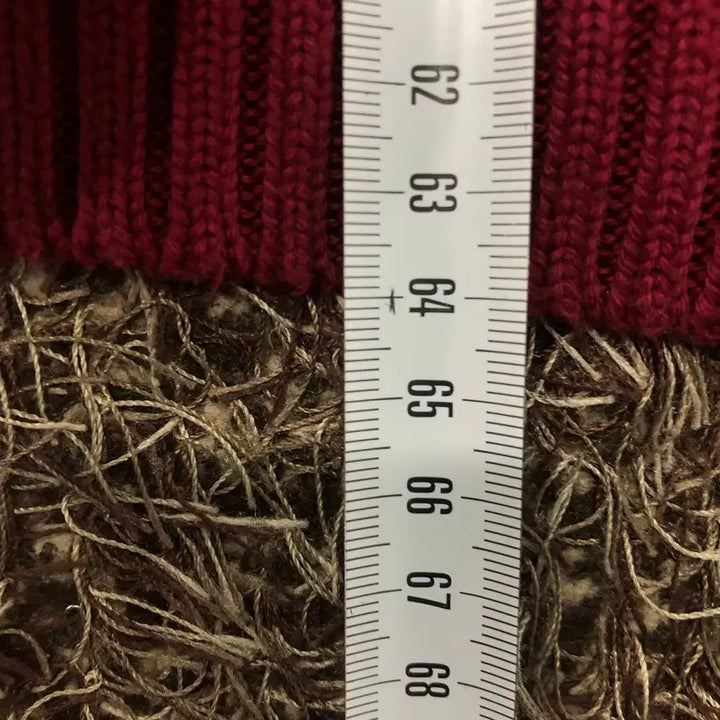 [SOLD OUT] XL 폴로 랄프로렌 브이넥 케이블 버건디 니트