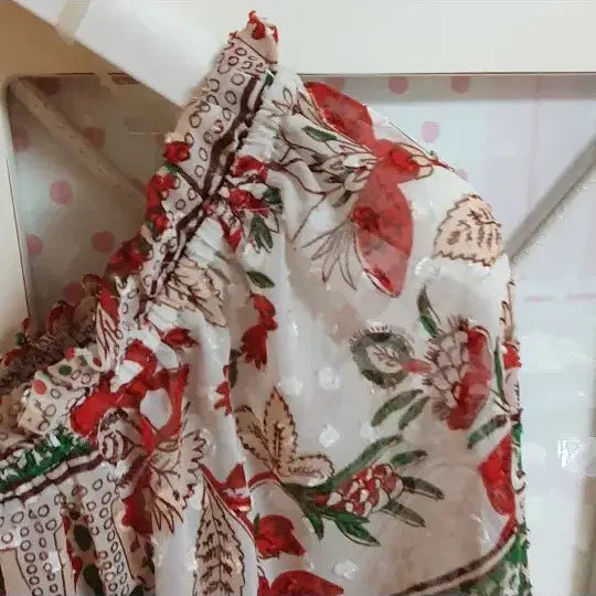 [BUNJANG] ZARA Floral Blouse / 자라 플라워 블라우스/55-날씬66