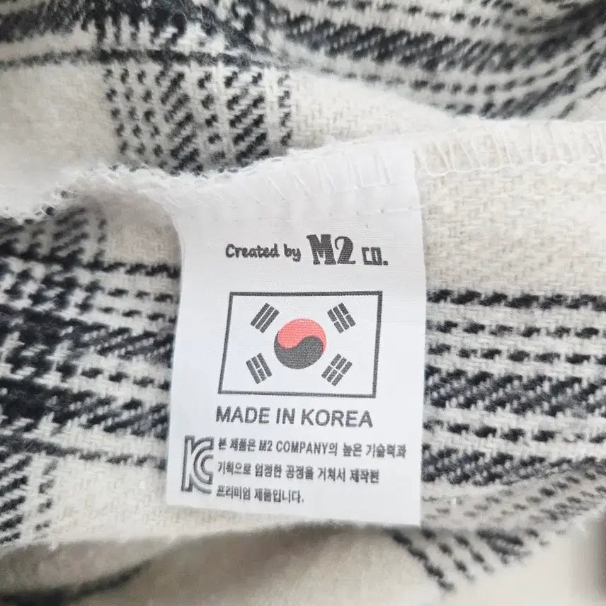 [BUNJANG] ETHOS Oversized Tartan Check Flannel Shirt / ETHOS 에토스 오버핏 타탄 체크 플란넬 셔츠