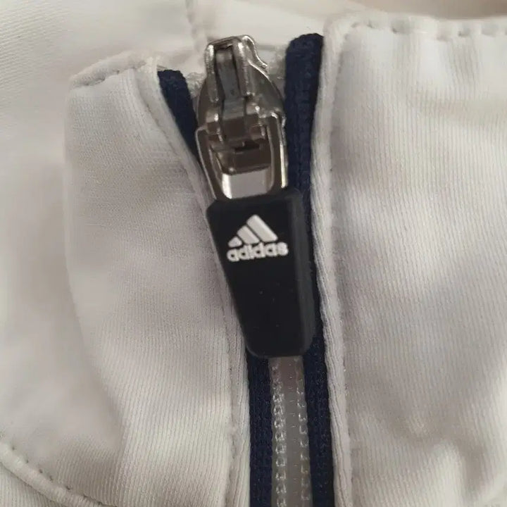 [BUNJANG] Adidas Red Tri-Stripe Half Zip T-shirt / 아디다스 레드 삼선 하프 집업 반팔 (105/O사이즈)