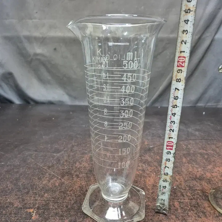 [BUNJANG] Vintage Measuring Cup Set (4-Piece Bundle) / 1980-90년대 빈티지 계량컵 세트 유리 눈금컵 등 4점 일괄