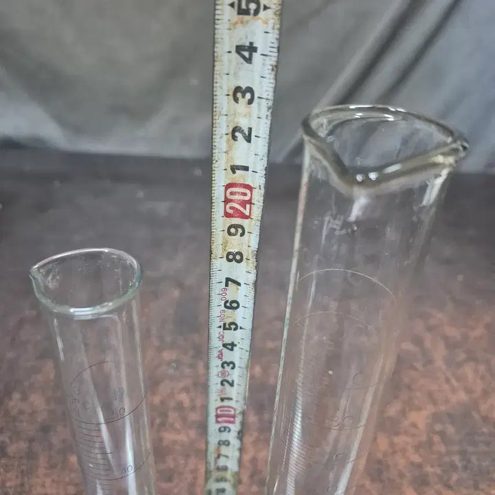 [BUNJANG] Vintage Measuring Cup Set (4-Piece Bundle) / 1980-90년대 빈티지 계량컵 세트 유리 눈금컵 등 4점 일괄