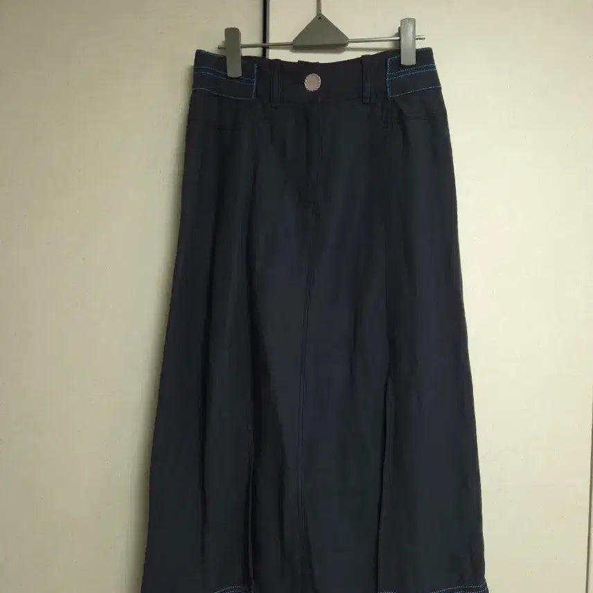 [BUNJANG] SJYP Stitch Long Skirt / 한섬 sjyp 스티치 롱스커트