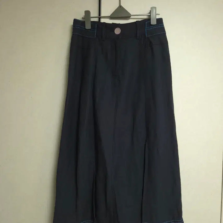 [BUNJANG] SJYP Stitch Long Skirt / 한섬 sjyp 스티치 롱스커트