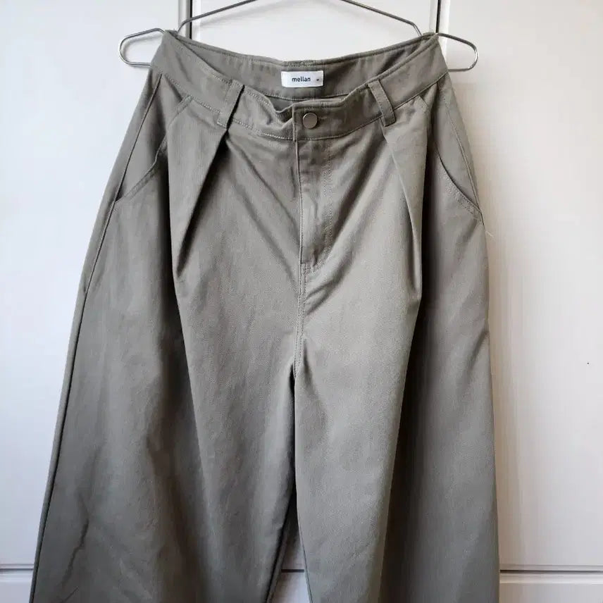 [BUNJANG] Meilan Pink Wide Leg Pants / 핑크색.카키색  와이드 항아리팬츠.택포