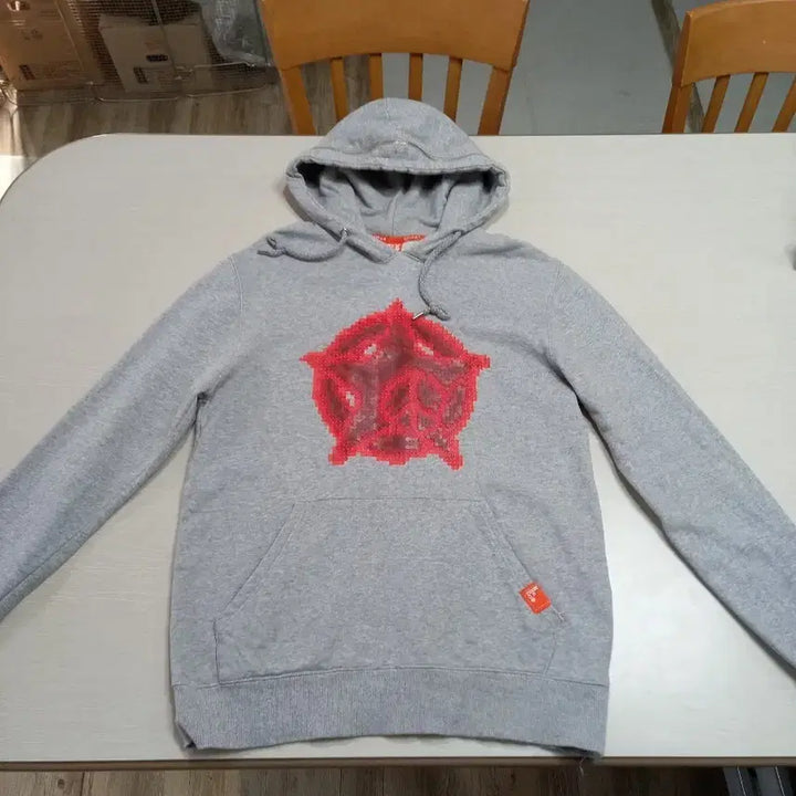 [BUNJANG] ThreeQ.R Hooded Sweatshirt Gray L / L100 ThreeQ.R 후드티 그레이 L-687