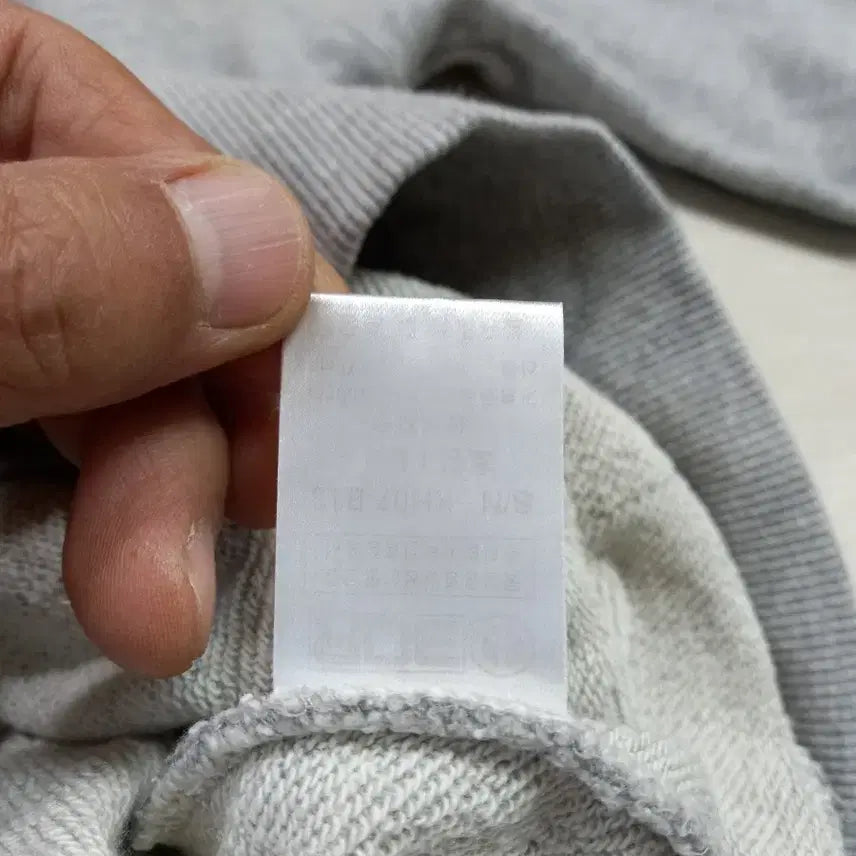 [BUNJANG] ThreeQ.R Hooded Sweatshirt Gray L / L100 ThreeQ.R 후드티 그레이 L-687