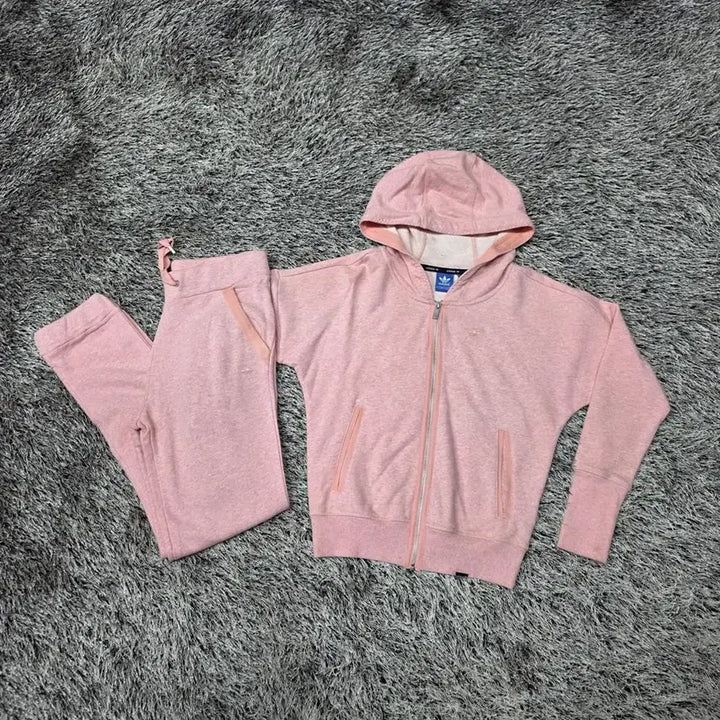[BUNJANG] Adidas Hooded Zip-up &amp; Jogger Pants Set (S) / 아디다스 후드집업 조거팬츠SET/여성(S)/ST3114