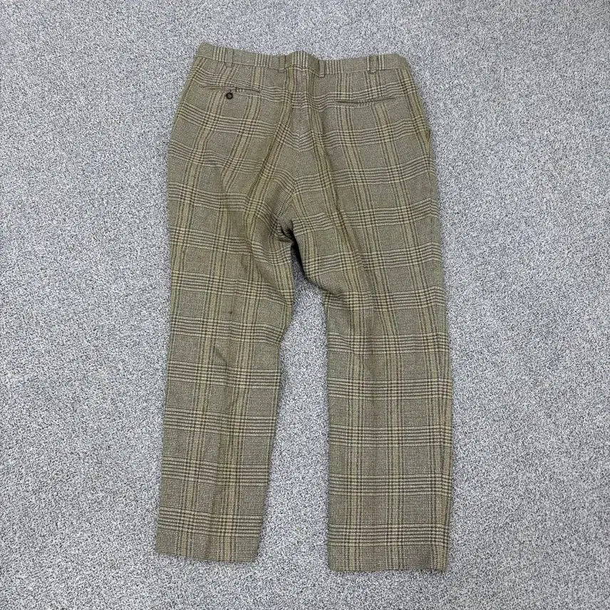 [BUNJANG] Munsingwear Check Wool Rayon Pants / 100 먼싱웨어 체크 울 레이온 바지 0414J