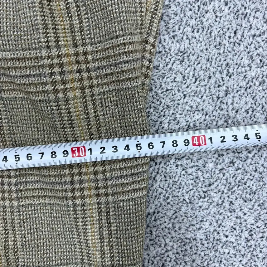 [BUNJANG] Munsingwear Check Wool Rayon Pants / 100 먼싱웨어 체크 울 레이온 바지 0414J