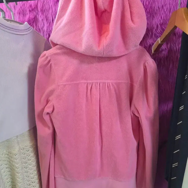 [BUNJANG] Juicy Couture Pink Terry Cloth Training Set / 쥬시꾸뛰르 핑크 태리 트레이닝 셋업
