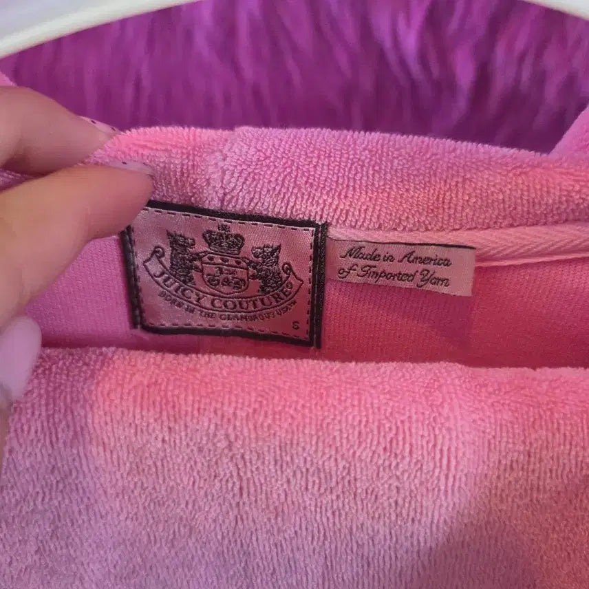 [BUNJANG] Juicy Couture Pink Terry Cloth Training Set / 쥬시꾸뛰르 핑크 태리 트레이닝 셋업