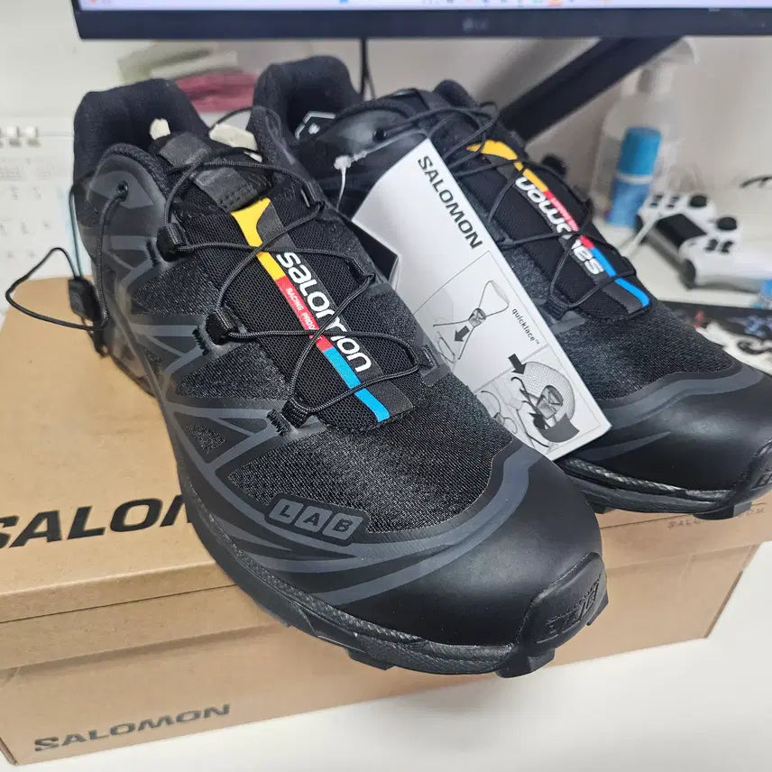 [BUNJANG] Salomon XT-6 - Black:Black:Phantom Sneakers / 살로몬 XT-6 - 블랙:블랙:팬텀 / L41086600