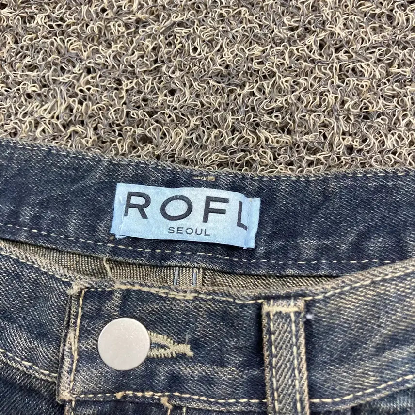 [BUNJANG] Vintage Double Knee Carpenter Denim Pants / Vintage 빈티지 워싱 더블니 카펜터 데님팬츠