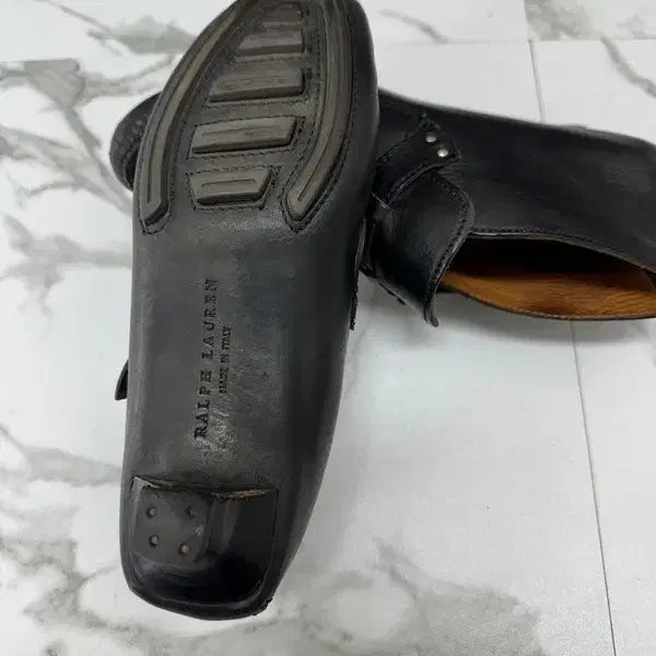 [SOLD OUT] 랄프로렌 블랙 벨티드 힐