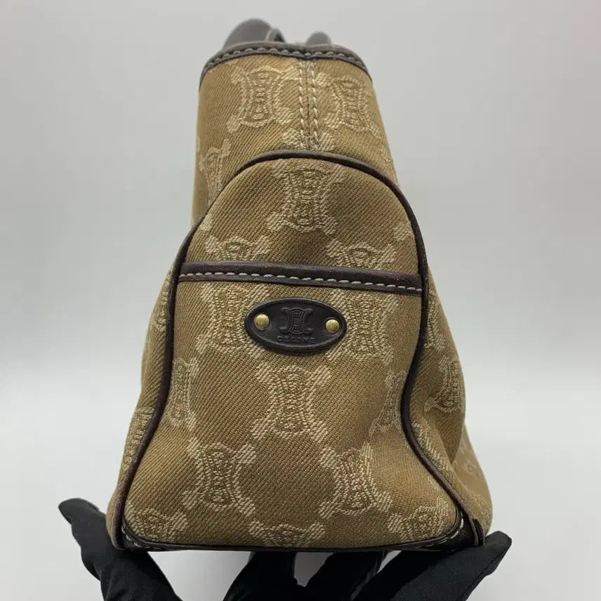 [BUNJANG] Celine Macadam Canvas Boogie Tote Bag Brown / 267001070 셀린느 마카담 캔버스 부기 토트백 브라운