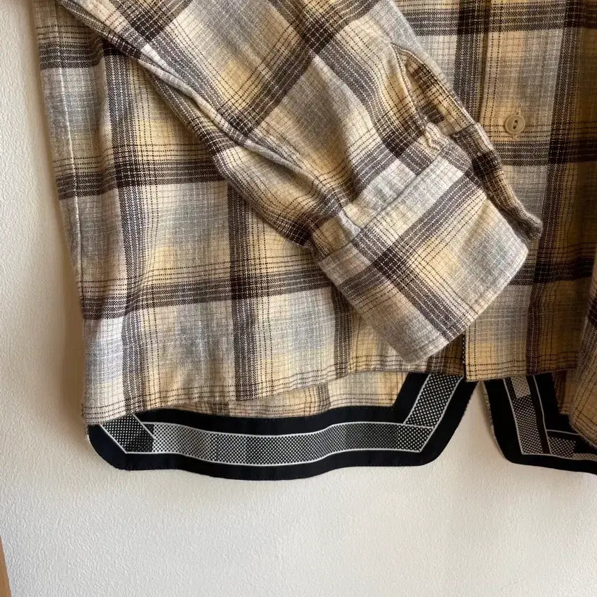 [BUNJANG] Facetasm Check Long Sleeve Shirt / 파세타즘 체크 긴팔 셔츠