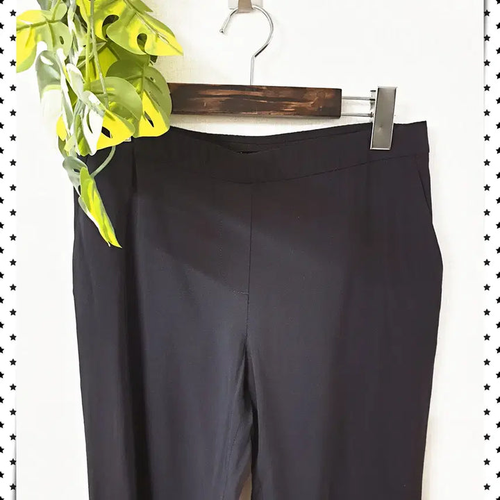 [BUNJANG] Theory Banded Slacks - Black / 띠어리 얇은간절기 밴딩슬랙스 55 블랙