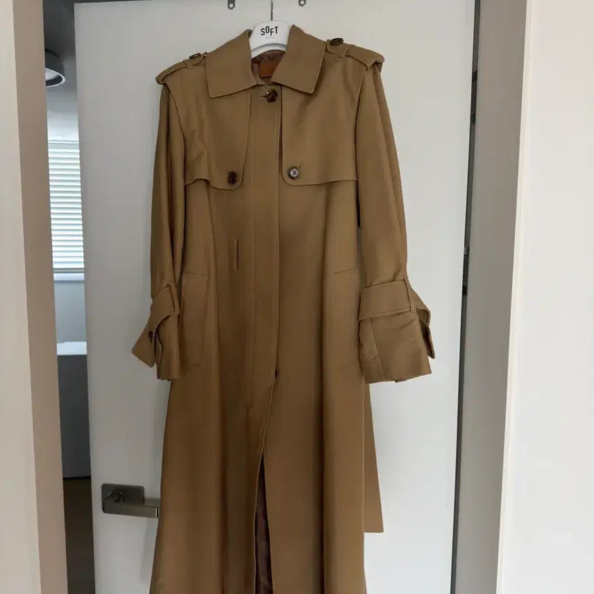 [BUNJANG] Soft Seoul Beige Trench Coat / 소프트서울