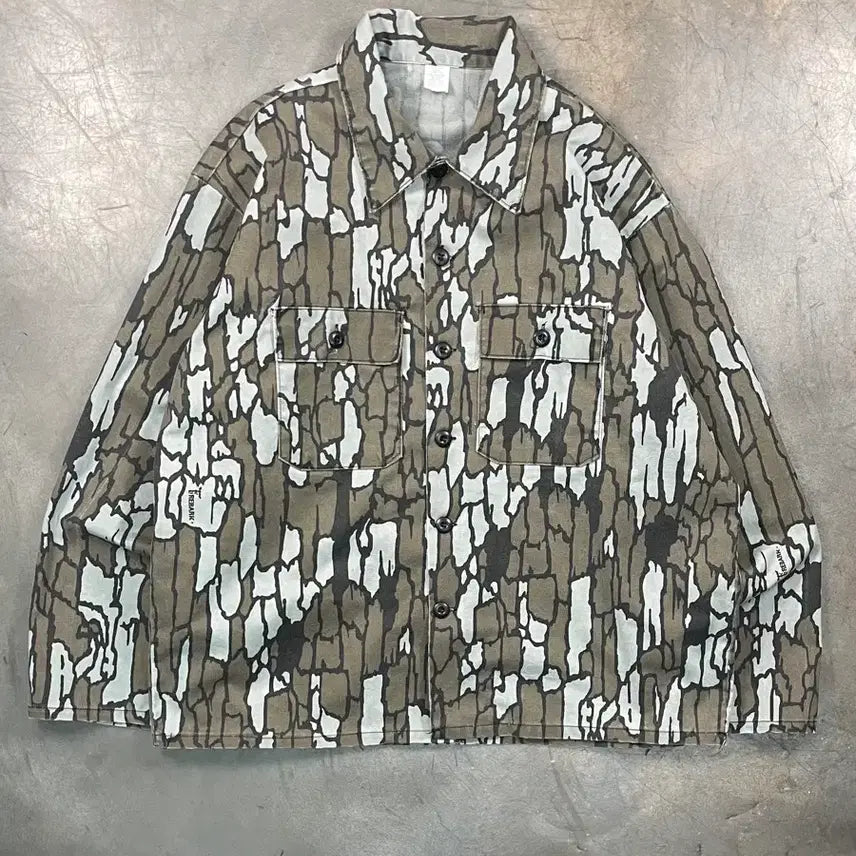 [BUNJANG] Trebark Camo Shirt Jacket / 트레바크 카모 셔츠 자켓