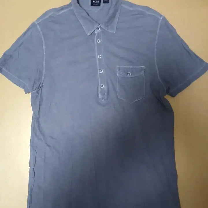 [BUNJANG] Hugo Boss Washed Polo Shirt S / 휴고보스 카라넥 워싱 반팔티 S