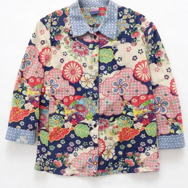 [BUNJANG] Oilily Floral Print 7-part Tee / Oilily 꽃무니7부티 42