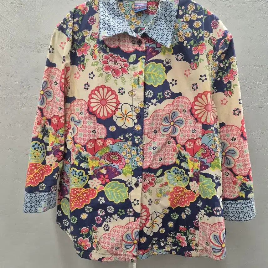 [BUNJANG] Oilily Floral Print 7-part Tee / Oilily 꽃무니7부티 42