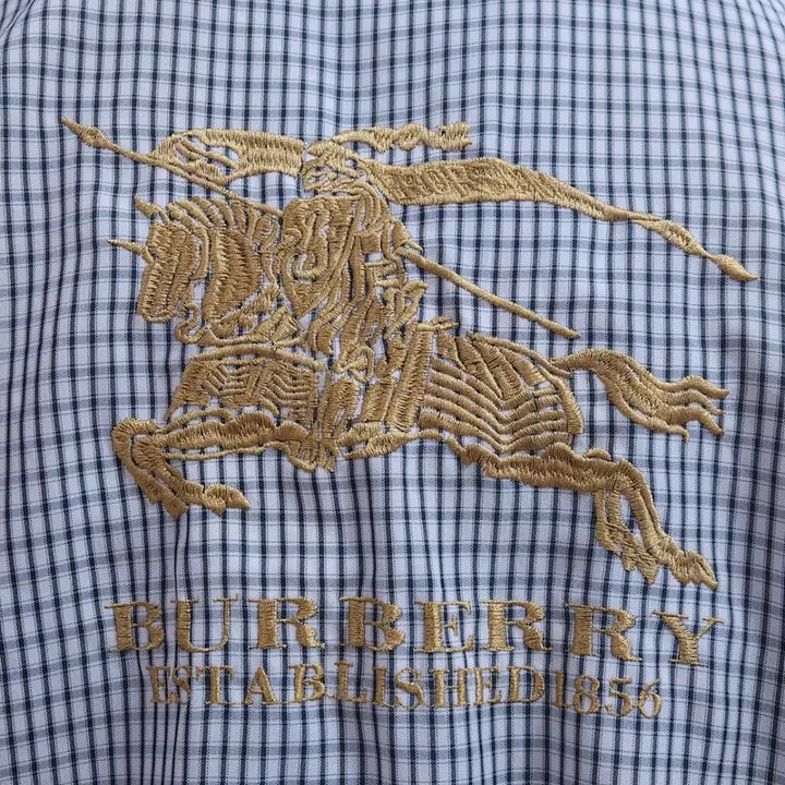 [SOLD OUT] 버버리 체크 자켓 백로고 봄버