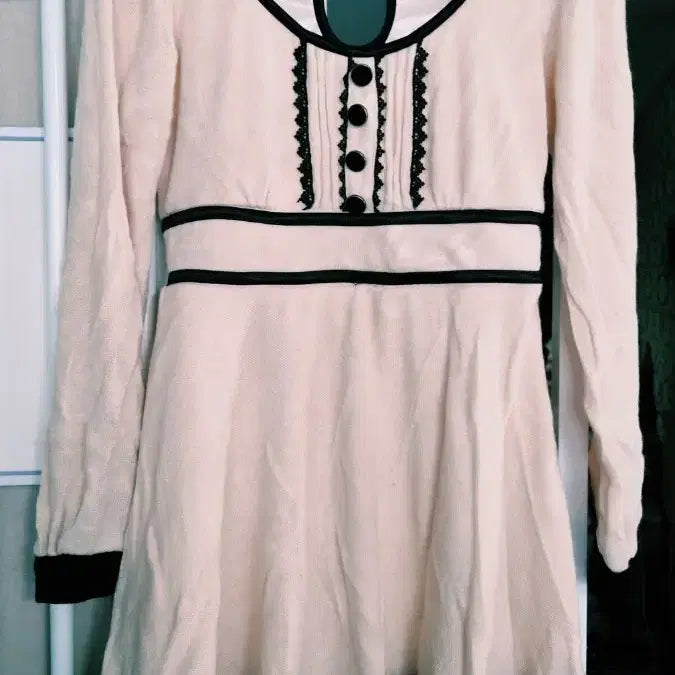[BUNJANG] Cecil McBee Pink Knit Midi Dress / 세실맥비 연핑크 니트 원피스