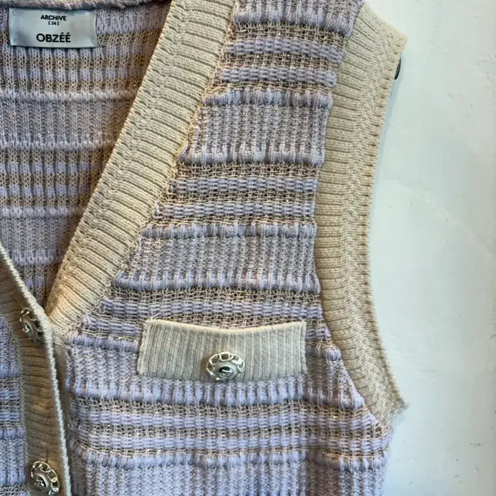 [BUNJANG] Obze Lavender Vest / 오브제 라벤더 베스트
