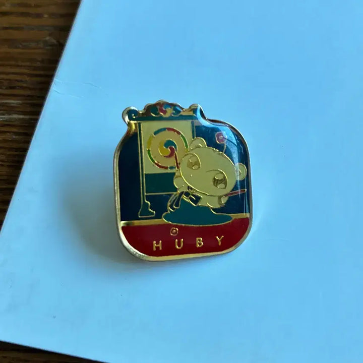 [BUNJANG] Huby Character Badge Set / Huby 캐릭터,퀄컴 뱃지 포함 3개