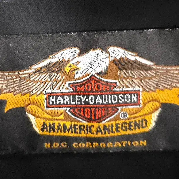 [BUNJANG] Harley Davidson Linen 100% Short Sleeve Zip-Up Jacket / 할리데이비슨 여름 마 린넨 100프로 반팔 집업 자켓 바람막이 조끼 가디