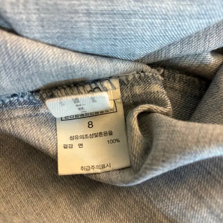 [BUNJANG] J.Ryu Denim Frill Blouse / 제이류 데님 셔츠 프릴 블라우스