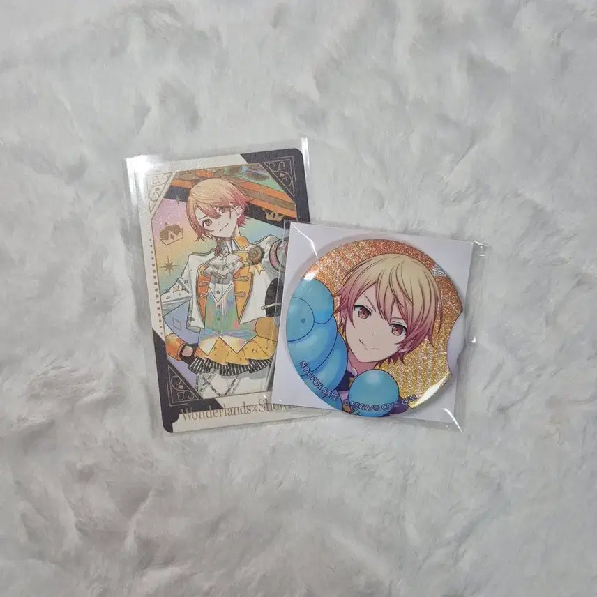 [BUNJANG] Tenma Tsukasa 5th Anniversary Festival "Project Sekai" Can Badge &amp; Card Set / 급급전)텐마 츠카사 스오드 캔뱃지 5주년감사제 이픽 카드 프세카 프로세카